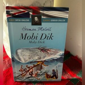 Moby Dick Book in Serbian-English
